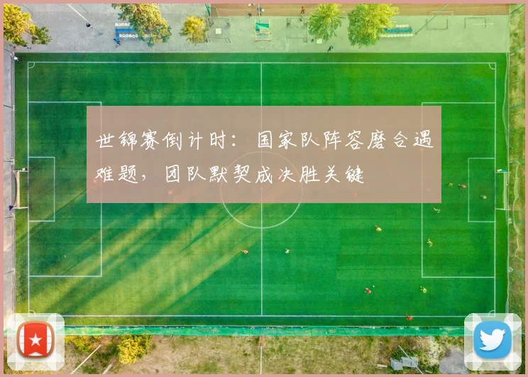 世锦赛倒计时：国家队阵容磨合遇难题，团队默契成决胜关键